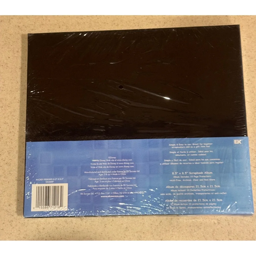 Disney Mickey Mouse Scrapbook Album 8.5x8.5 New